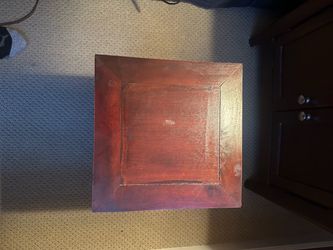 Pier One Imports Solid Wood Dark Espresso Plant Stand / Accent Table