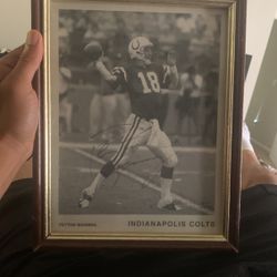 Autographed Peyton Manning Rookie  (OR BEST OFFER)