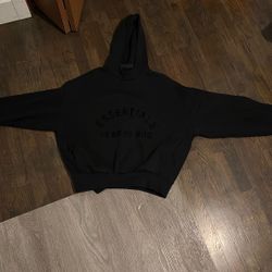 Black Essential Hoodie