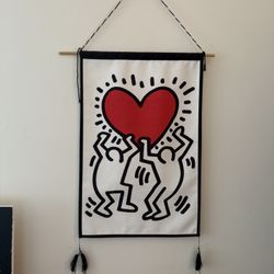 Keith Haring tapestry