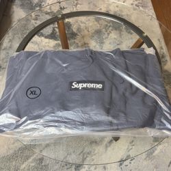 Supreme Box Logo Hoodie “Navy” Size XL