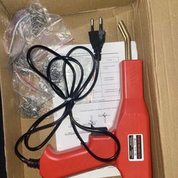 Plastic welder gun 50w with 4 types staples 