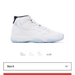 JORDAN 11 RETRO 'LEGEND BLUE' 2024 Size 8