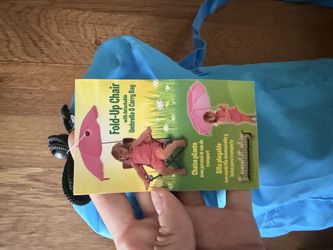 Fold Up Child's Chair with Detachable Umbrella & Carry Bag