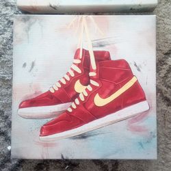 Nike Sneaker Canvas Painting Wall Art
