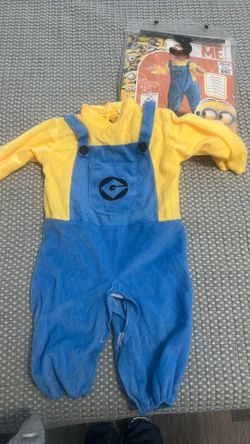 Minion Child Costume Size 12-24 Month Used 👀