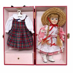Vintage Porcelain Doll Lasting Impressions With Box
