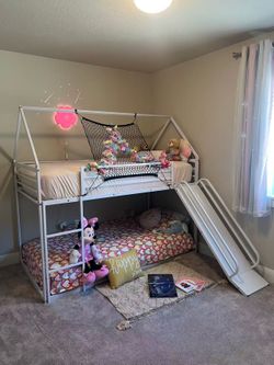 Twin-Over-Twin Low Bunk Bed