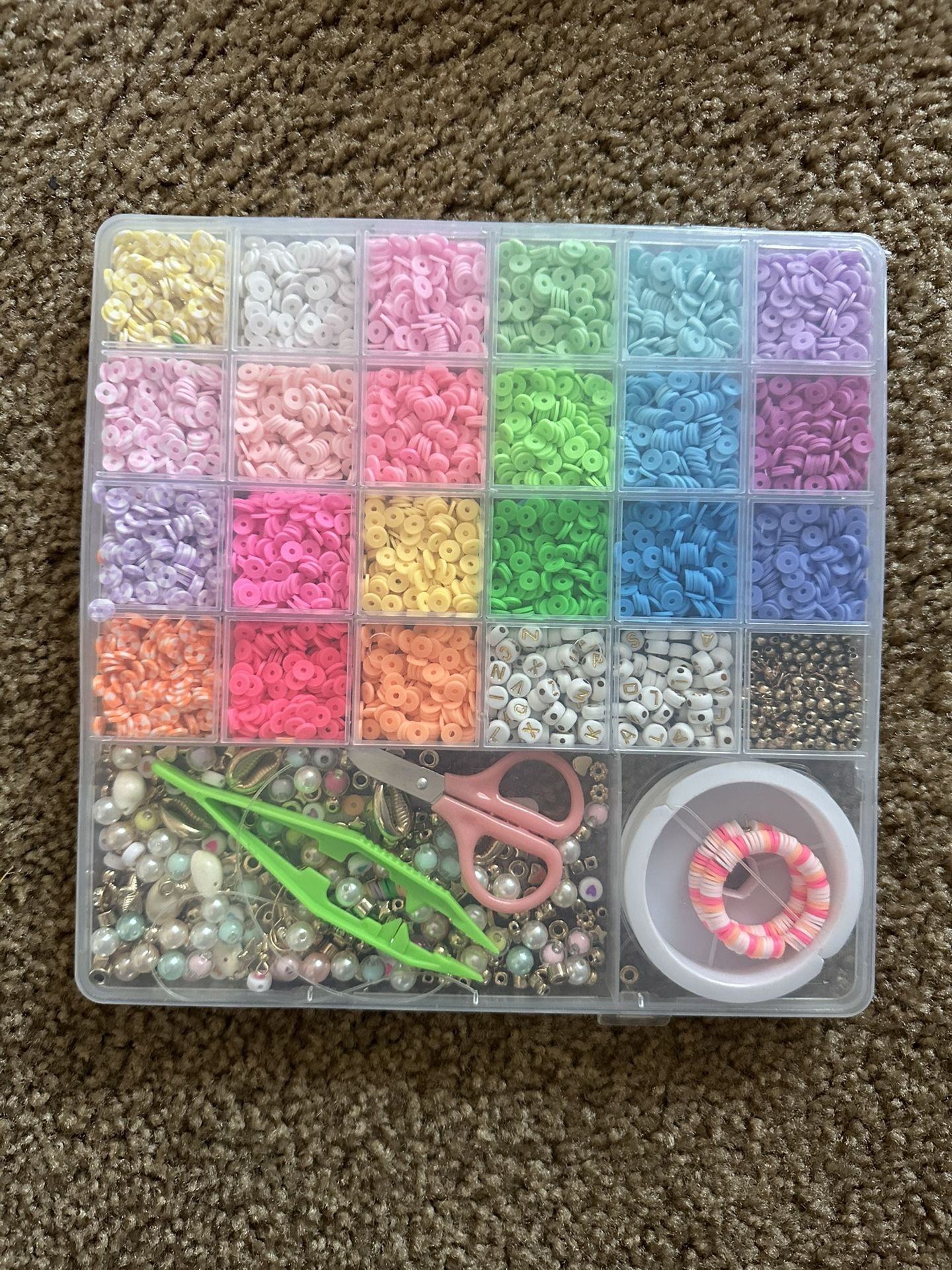 Bracelet Making Kit Clay beads