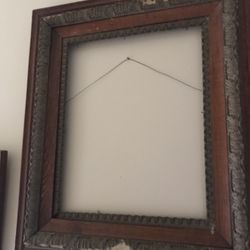 Vintage Large Wooden Frame