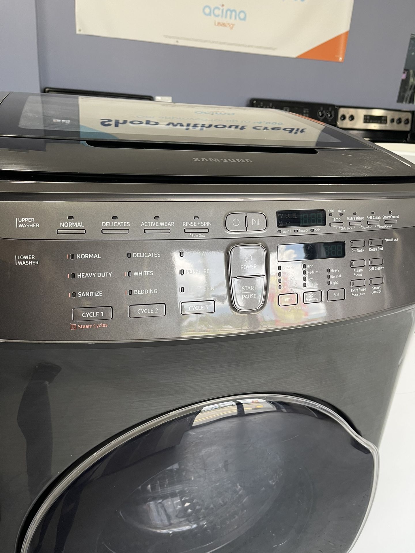 Samsung Double Washer And Dryer Set 1400 / 60 Day Warranty for Sale in