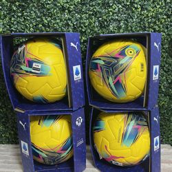 PUMA Orbita Serie A Pro FIFA Ball Soccer Yellow Soccer Balls Size 5 