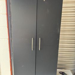 🗄️ Stylish Storage Cabinet with Lots of Shelves & Lock 🔐