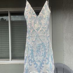 Beautiful pearlescent sparkly dress