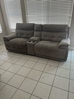 New(ish) Gray Reclining Couch