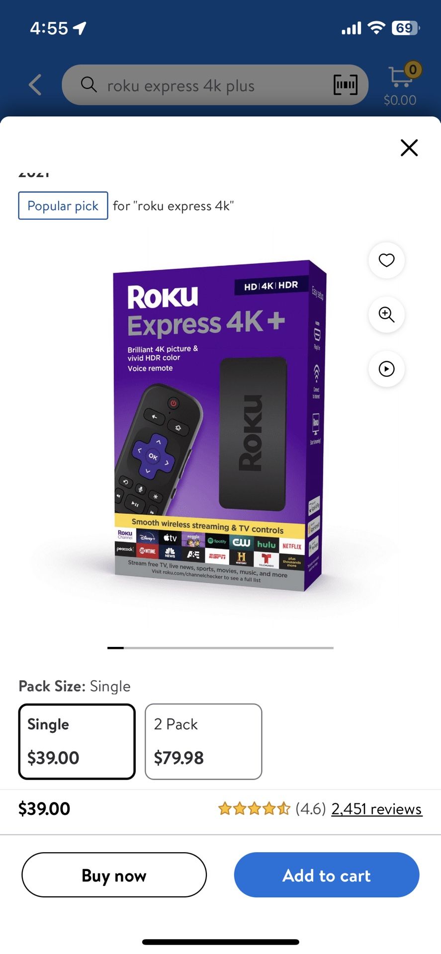 Roku Express 4K+