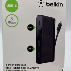 BELKIN USB-C 5 Gbps 4-PORT MINI HUB