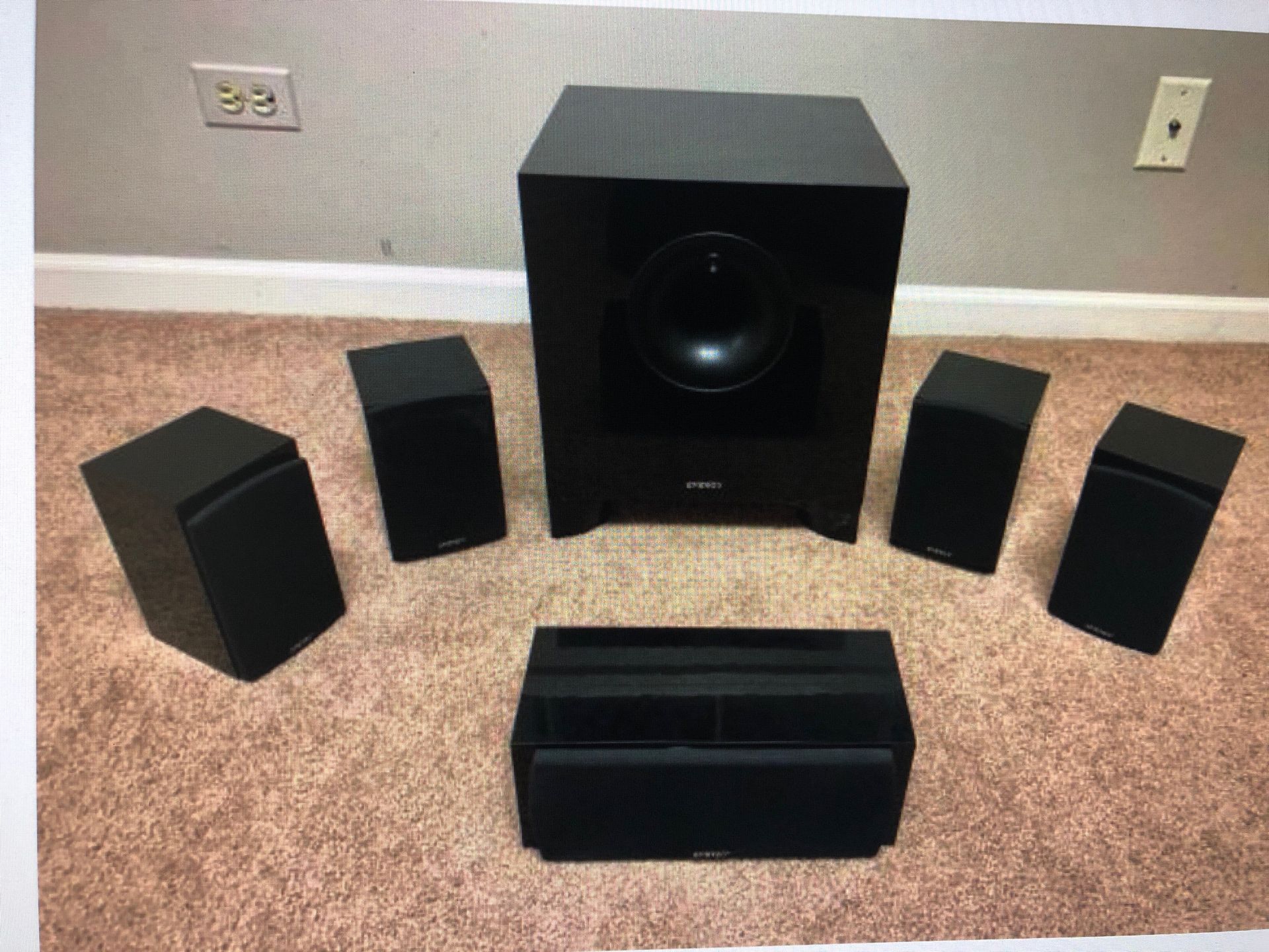 Energy take classic 5.1 speaker & subwoofer in original box