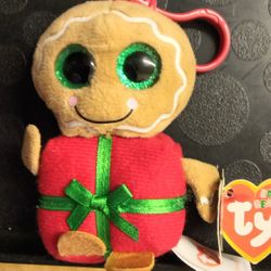 TY Boos Gingerbread "Sweetsy" Backpack Clip 
