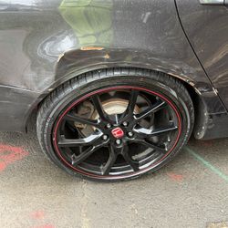 20’ Honda Type R rims w/ BRAND NEW tires & Warranty