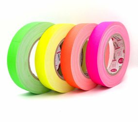 DGS UMF25/25, Fluorescent Gaffer Tape - 25mm x 25m, LDPE Matte Finish