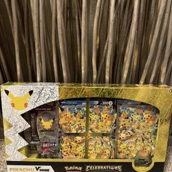 2021 Pokemon TCG Celebrations Special Collection Pikachu V-UNION Factory Sealed
