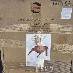 Linon Home Decor Outside OTTOMAN 