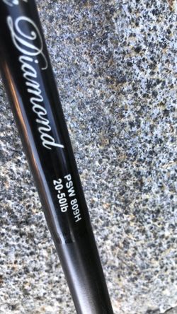 PHENIX BLACK DIAMOND PSW 809H 8'0” 20-50lb Saltwater Fishing Rod for Sale  in Santa Clarita, CA - OfferUp