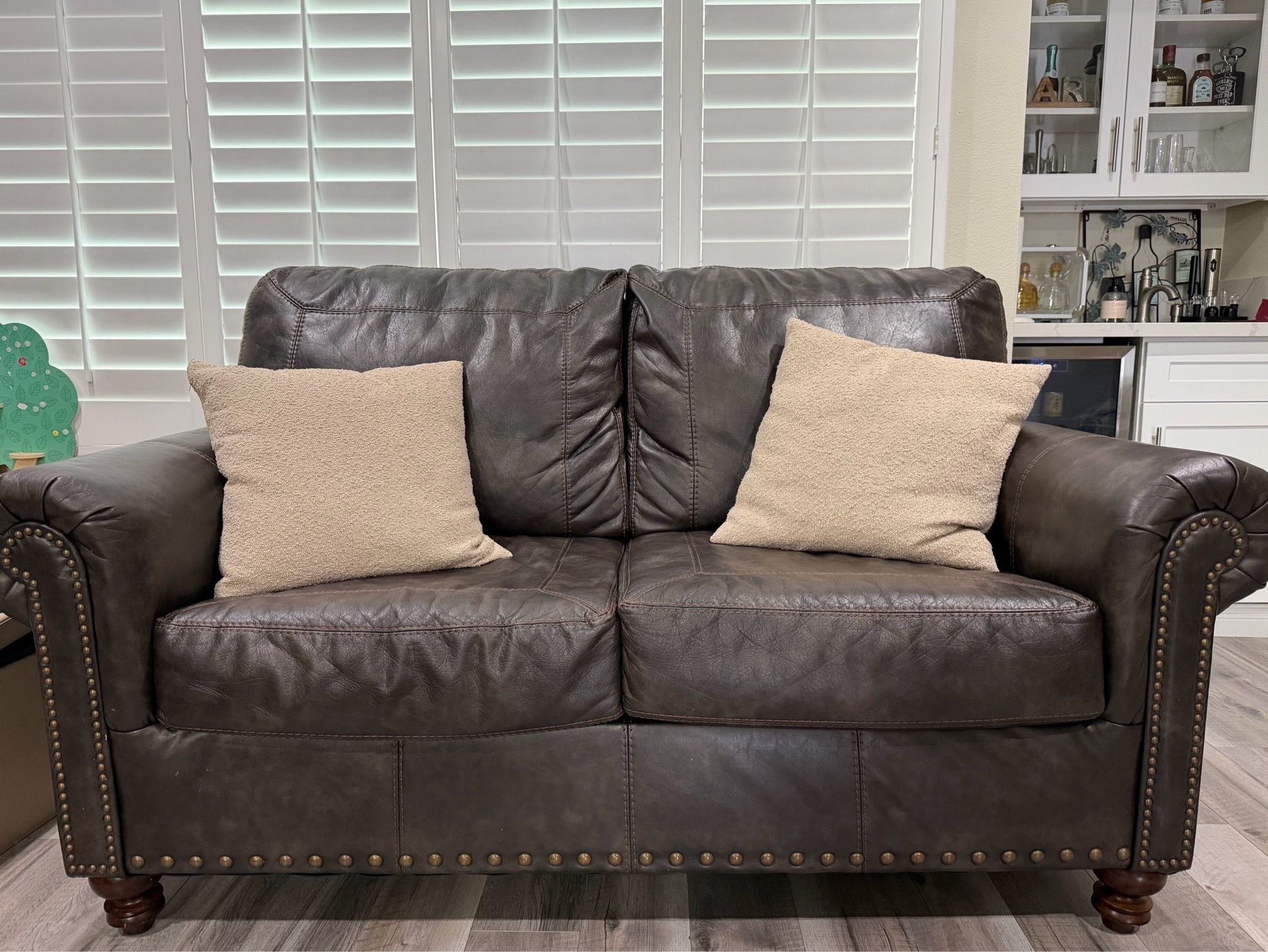 Couch, Sofa and Ottoman set