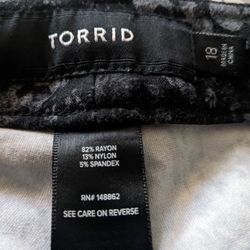 Torrid Skull Dress Pants 