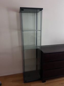 glass display cabinet