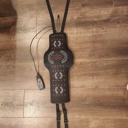 Vibration and Heat Message Pad fof your back pain, works great, came with inversion table but can be used seperately 