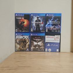 Assortment Of Ps4 Games