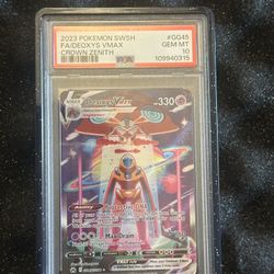 Deoxys VMAX #GG45 Pokemon Crown Zenith  PSA 10