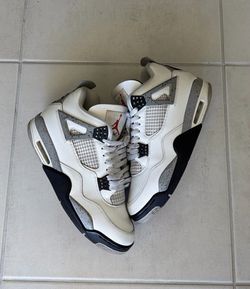 Jordan 4 white cement size 12