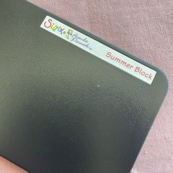Sizzix Alphabet Strip Die “Summer Block” Cuts All 26 Letters At Once