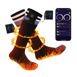 Heated Socks Men/Women Large 7.4V 22.2WH Rechargeable Battery App Controlled NIB