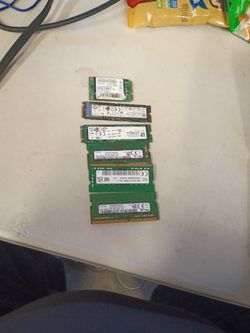 Lot Of Misc Ddr4 Ram And Ssds