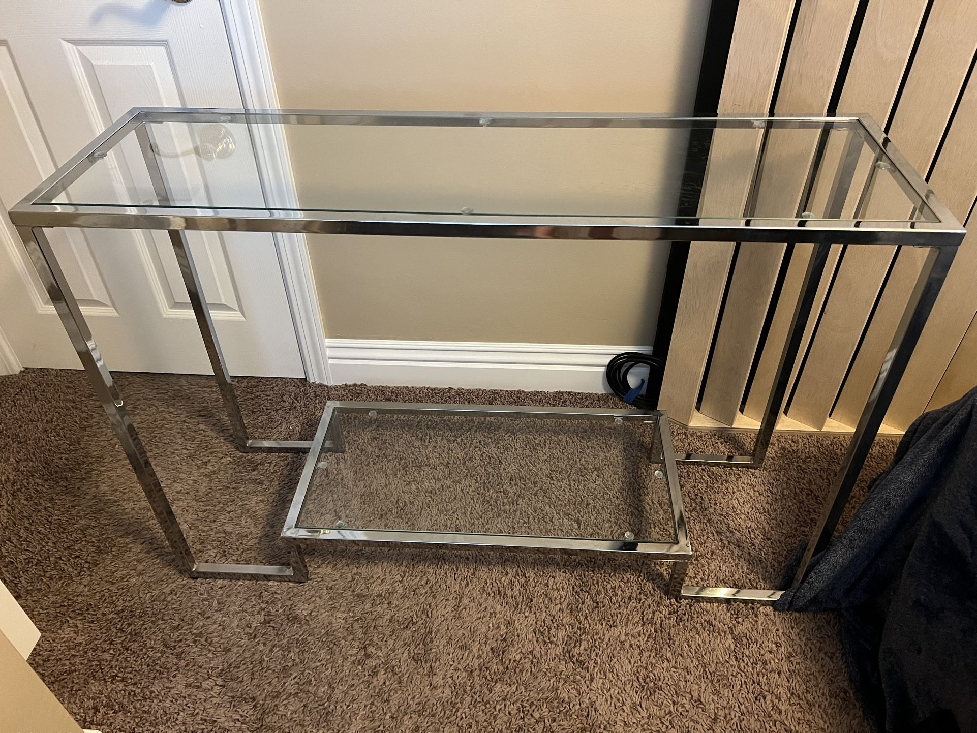 Modern Glass Console Table