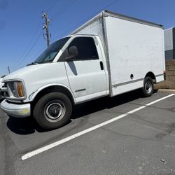 2000 Chevy 3500 Express Cutaway Box Truck 