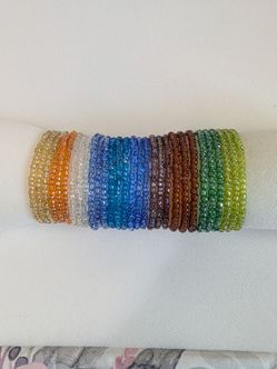 Transparent  3 pcs handmade bracelet