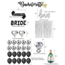 Bachelorette Decorations Kit 