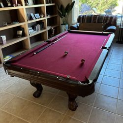 8 Foot Pool Table