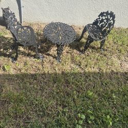 Antique Iron Set! Heavy!