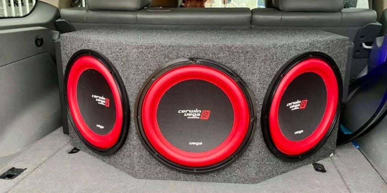 3 12 Inch Cerwin Vega Speakers