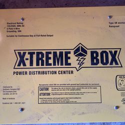 Portable Electric Distribution Panel 