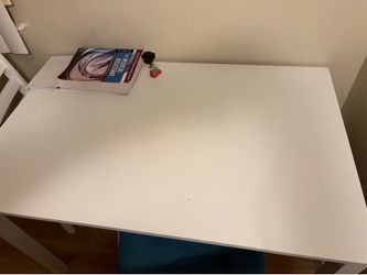 White dining table