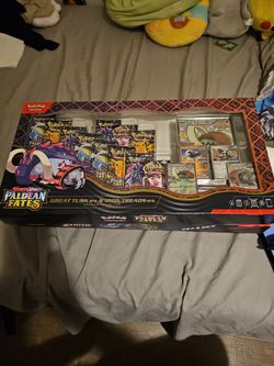 Pokémon Paldean Fates Great Tusk & Iron Treads ex Premium Collection