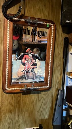 Captain Morgan Spiced Rum Mirror Drink Tray