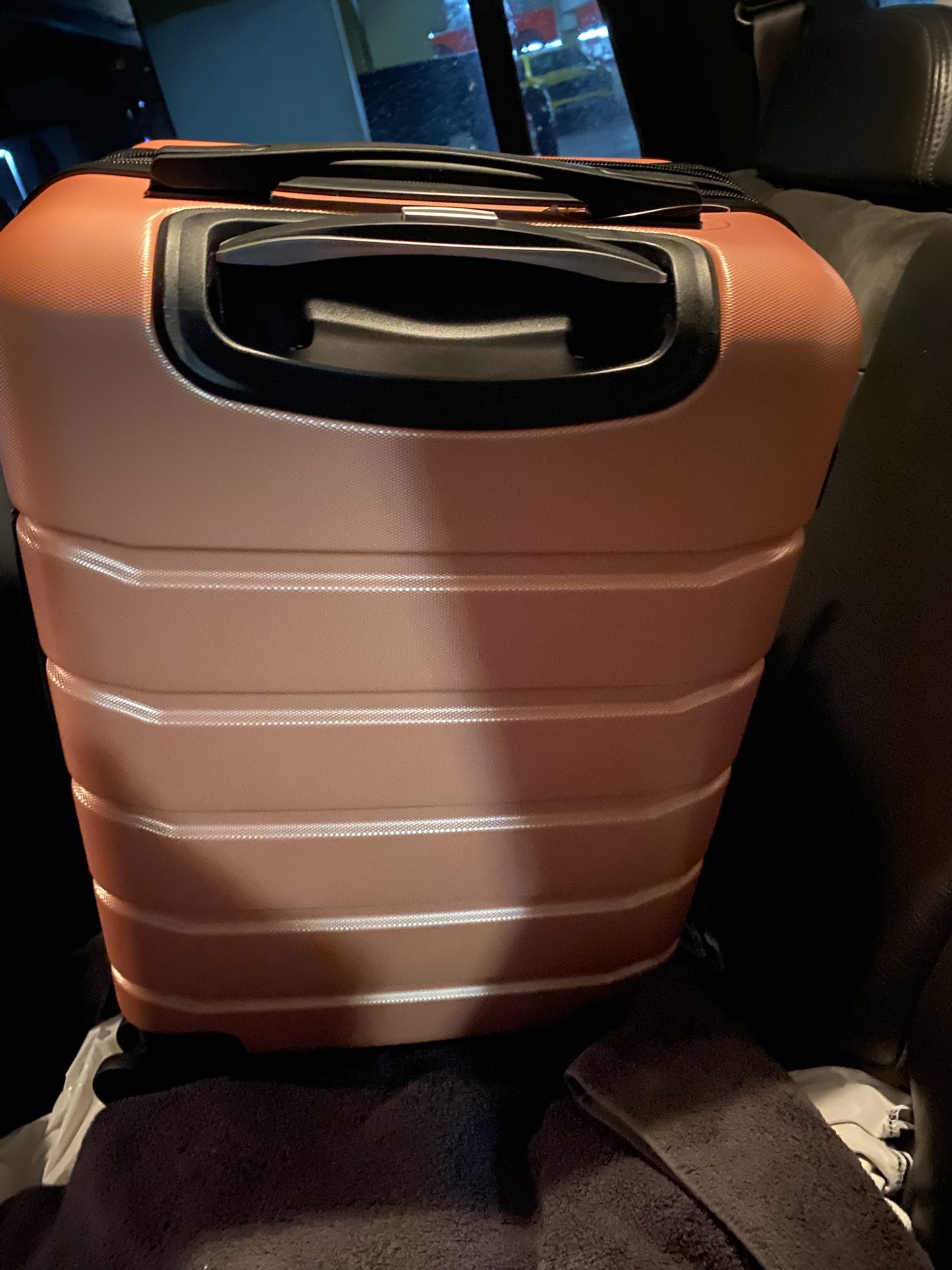 New Pink Rolling Suitcase